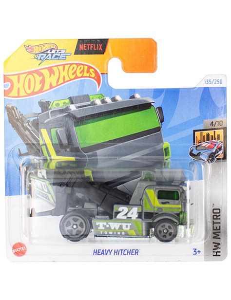 Heavy Hitcher Green Hot Wheels