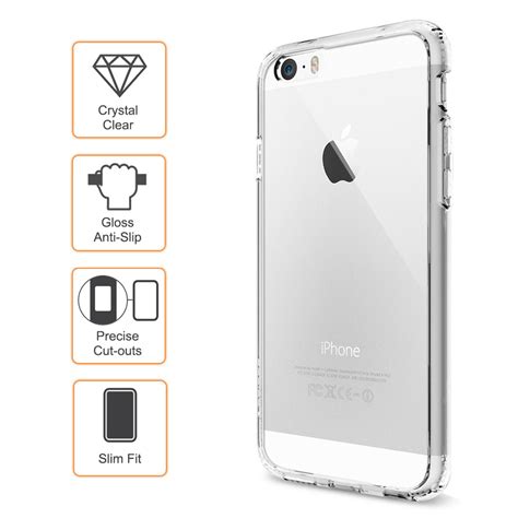 Flexi Slim Gel Case For Apple Iphone 6 6s Clear