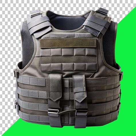 Premium Psd Bulletproof Security Vest On Transparent Background