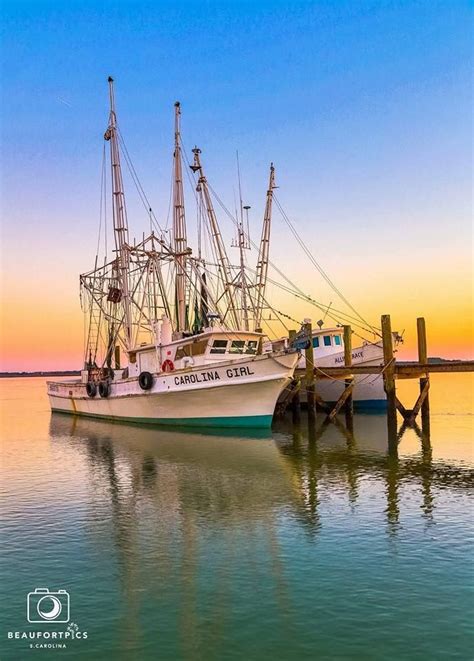 Carolina Girl Along The 11th Street Docks In Port Royal Boat Marina