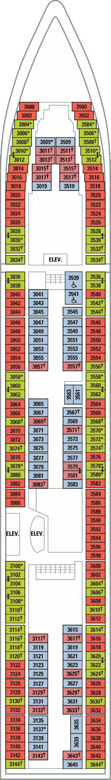 Radiance of the Seas Deck Plans