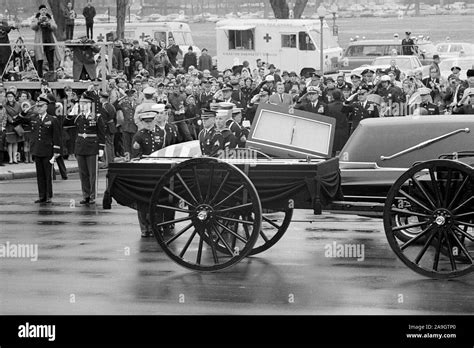 Casket Of Former Us President Dwight D Eisenhower About To Be Placed