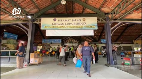 Arus Balik Terminal Rajekwesi Bojonegoro Mulai Dipadati Penumpang