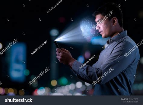 880 Man Using Phone Night Life Images Stock Photos And Vectors