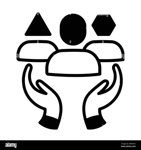 Inclusive And Diverse Community Icon Vector Illustration For
