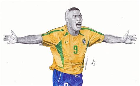 Ronaldo (R9) Pen Drawing | Amazing Artwork