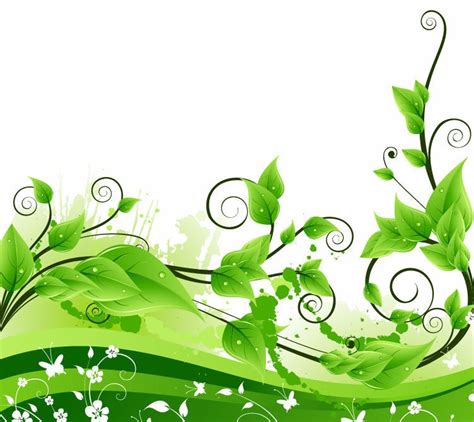 Green Flower Background Wallpapersafari