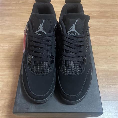 Jordan 4 Black Cat Brand new with box Sizes 11m... - Depop