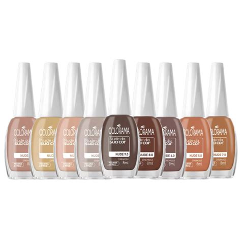Kit Esmaltes Colorama Coleção Nude da sua cor cores Shopee Brasil