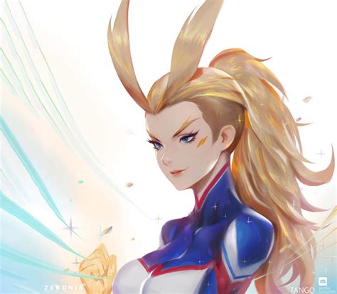 Female Version Anime All Might Boku No Hero Academia Hd Wallpaper