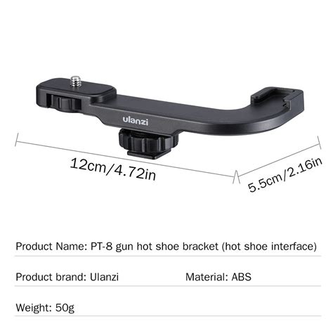 Ulanzi Gun Hot Shoe Bracket Hot Shoe Interface World Camera