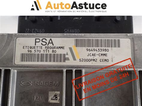 Calculateur Citroen Peugeot Sagem A