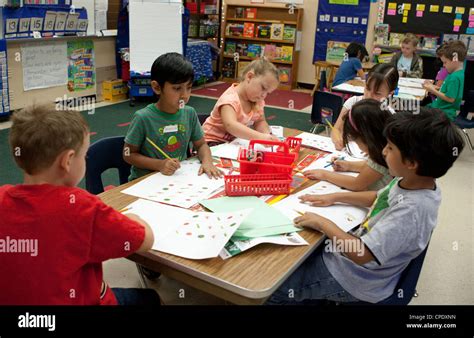 Kindergarten Students In Class