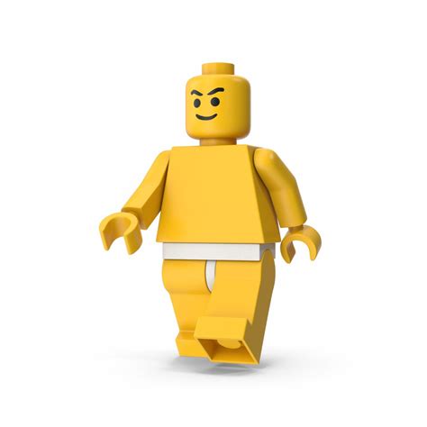 D Walking Naked Legoman Turbosquid