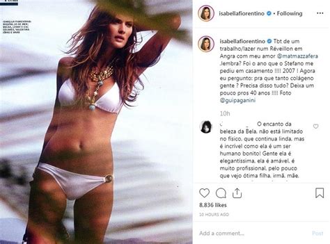 Isabella Fiorentino Relembra Clique De Biqu Ni De Mais De Anos Atr S