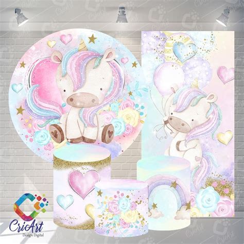 Pin Em Unicornio Festa Unicórnio Decoração Festa Infantil