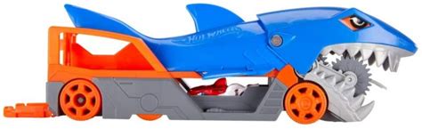 Hot Wheels Tiburon Mastica Y Transporta Coches Mr Magorium