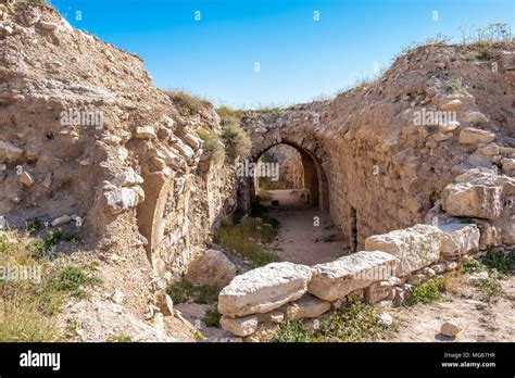 Kerak Castle, a large crusader castle in Kerak (Al Karak) in Jordan ...