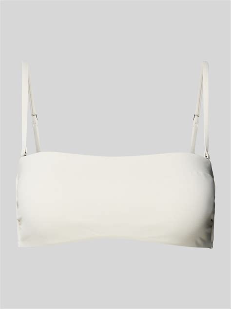 Kup Online Calvin Klein Underwear Top Bikini Z Prostok Tnym Dekoltem Cru