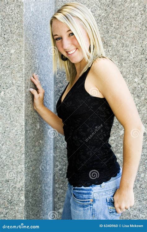Blonde Fashion Model Stock Photo Image Of Graduate Caucasian 6340960