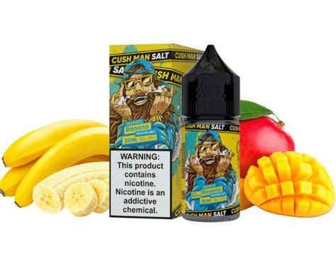 LÍQUIDO CUSH MAN MANGO BANANA NASTY SALT NASTY Best Vape Brasil