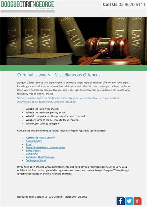 Ppt Criminal Lawyers Miscellaneous Offences Powerpoint Presentation