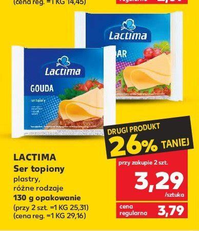 Promocja Ser Topiony Cheddar W Kaufland