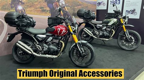 Triumph Speed 400 Scrambler 400x All Accessories List Youtube