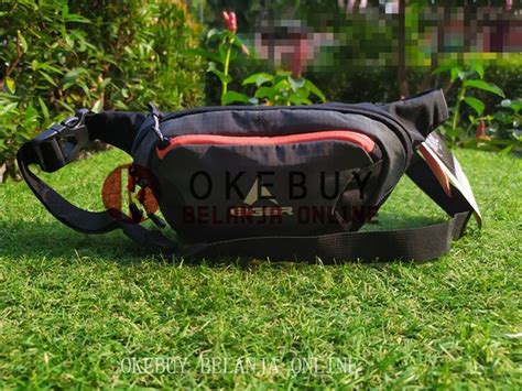 Jual Tas Pinggang Eiger 4121 Money Belt Sling Waist Bag Black Di