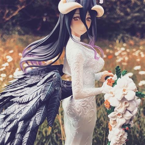Waifu Figurine Hentai Anime Figure Girl Sexy Figure Overlord Albedo Wedding Ver Figurine En PVC