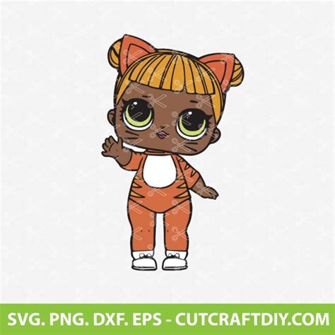 Lil Witchay Kittay Svg Dxf Png Cut Files Lol Surprise Doll Svg