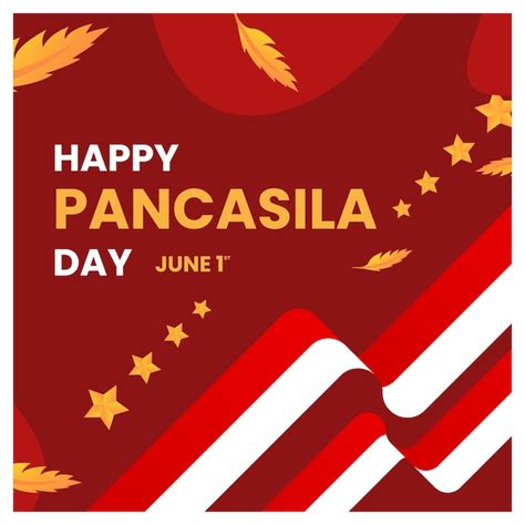 Premium Vector Pancasila Day Instagram Posts