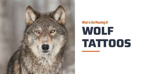 What Does A Wolf Tattoo Symbolize Inspired By Native American Culture