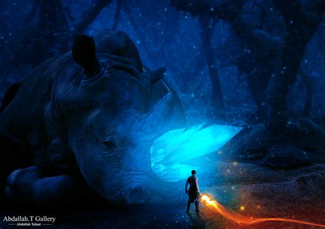 Wallpaper Rhino The Rhino Warrior Fantasy Architecture Fantasy