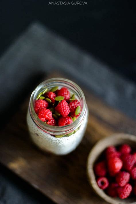 ЧИА ПУДИНГ С МАЛИНОЙ