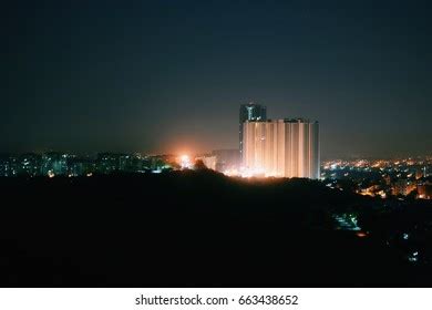 Hyderabad City Skyline Night Stock Photo 663438652 | Shutterstock