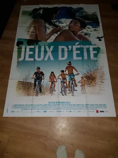 AFFICHE DE CINÉMA d époque du film JEUX D ETE de 2011 120x160cm EUR