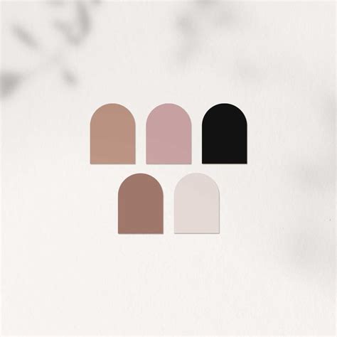 Feminine Color Palette Blush Nude Rose Cream Color Palette Feminine Color Palette