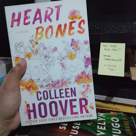 Heart Bones By Colleen Hoover Signed Book And Signed Bookmark