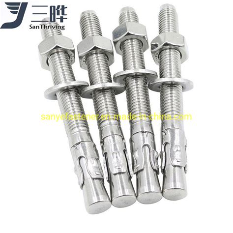 Stainless Steel Concrete Anchor Bolt M8 Expansion Anchor Bolt Sleeve