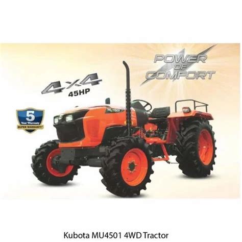 Kubota Mu4501 4wd Tractordeals In Dhamtri Chhattisgarh 45 Hp At