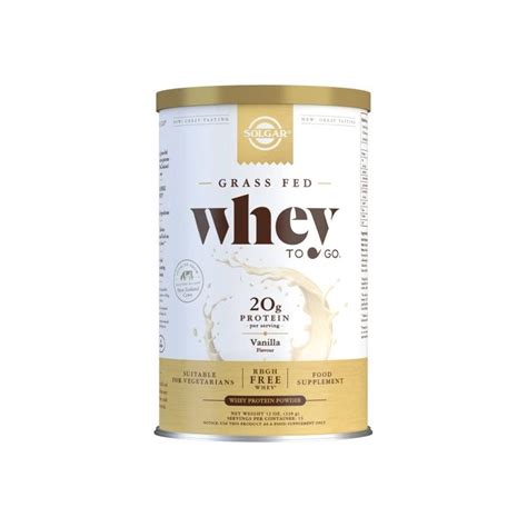 Solgar Whey To Go Protein Natural Vanilla 340g | Landys Chemist