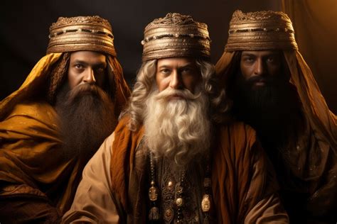 Free AI Image | Portrait of the three wise men