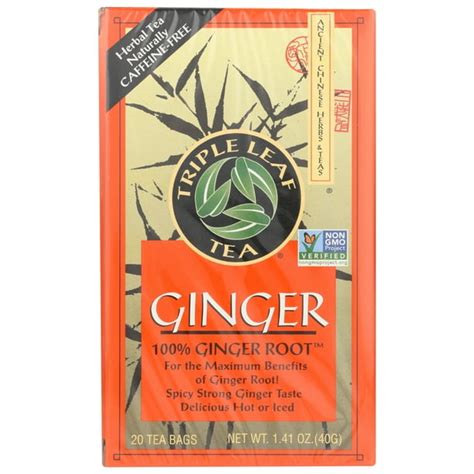Triple Leaf Tea Ginger Tea 20 Tea Bags