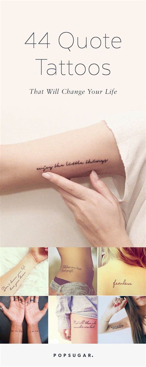 102 Quote Tattoos That Will Change Your Life Tattoo Quotes Tattoos