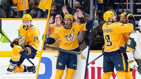 Predators Overcome Golden Knights In Exciting Come From Behind Win