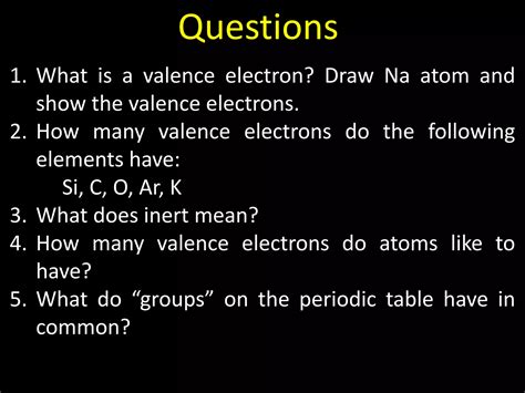 Valence and lewis dot structure | PPTX