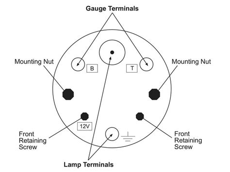 Water Temperature Gauge Wiring Diagram