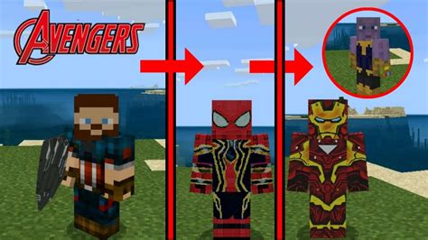 Saiu Novo Addon Mod Dos Os Vingadores Para Minecraft Pe Minecraft