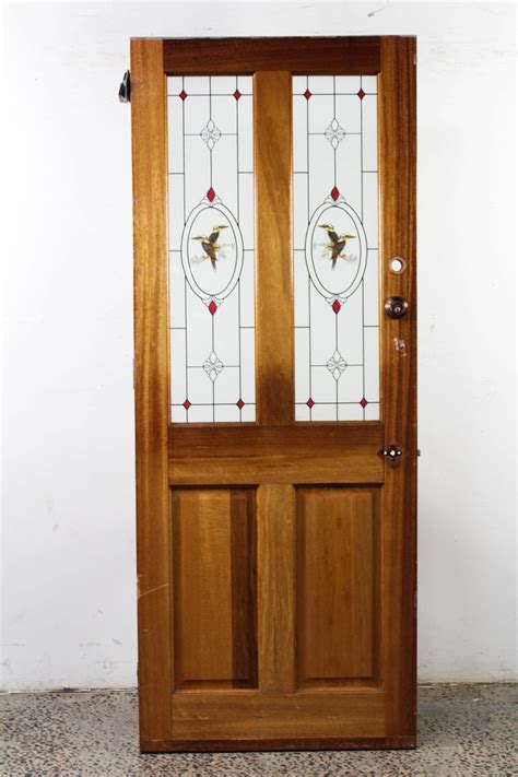 Kookaburra Glass Front Door | Renovators Paradise Glass Front Door